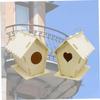 CIYODO 2-Pack Wooden Birdhouse view 4