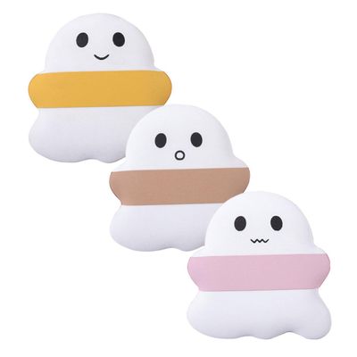 3-Piece Ghost Face Powder Puff Set, Wet/Dry Use, for Women