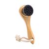 Dry Facial Brush with Natural Bristles, Wooden Handle, Exfoliating view 1