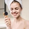 Dry Facial Brush with Natural Bristles, Wooden Handle, Exfoliating view 2