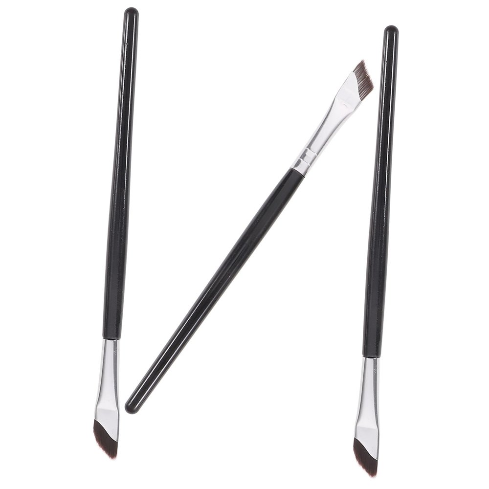 iplusmile 3-Piece Angled Eyeliner Brush Set for Eye Makeup