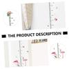 2-Piece Kids' Height Measurement Wall Stickers, PVC Growth Ruler view 3