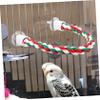 Happyyami Parrot Climbing Rope Made of Durable Cotton for a Long Perch, Promotes Healthy Claws and Creative Fun for Budgies and Small Pets view 4