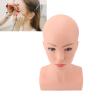 KIMISS Female Bald Mannequin Head for Wigs, Hats, Glasses and Makeup Practice view 4