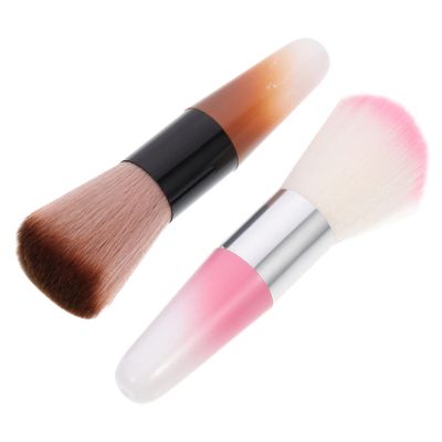 ABS and Fiber Nail Dust Brushes, 2-Piece Set