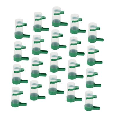 Automatic Bird Waterer, 20-Piece Pack for Birds and Parrots