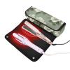 Chic Gardenia Sage Green Hair Tool Travel Bag for Women view 2