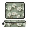 Chic Gardenia Sage Green Hair Tool Travel Bag for Women view 3