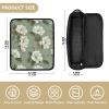 Chic Gardenia Sage Green Hair Tool Travel Bag for Women view 4