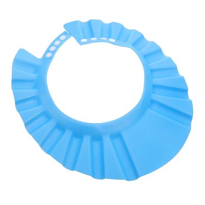 Adjustable Baby Bath Visor for Children and Toddlers, Blue EVA