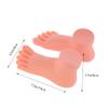 VALICLUD 2-Piece Silicone Gel Nail Practice Feet view 2