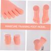 VALICLUD 2-Piece Silicone Gel Nail Practice Feet view 3