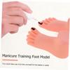 VALICLUD 2-Piece Silicone Gel Nail Practice Feet view 4