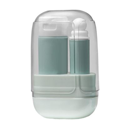 Ergonomic Travel Toothbrush Kit with Folding Cup