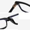 ZHUYIQZ TR-Frame Reading Glasses, Blue-Light Blocking, Silver, +3.50 view 3