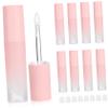 Ipetboom 8 Empty 3 ml Lip Gloss Tubes with Applicators, Refillable Plastic Containers for DIY Lip Care view 1
