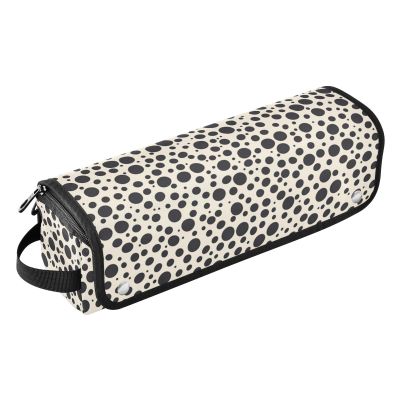 2-in-1 Hair Tool Organizer and Heat-Resistant Mat with Zipper, Double-Layer Travel Bag
