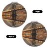 WXWJSHMGC New York Manhattan Bridge Night Print Compact Makeup Mirror view 2