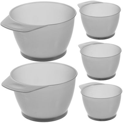 Homoyoyo Large PP Hair Dye Bowls with Scale, 5-Pack