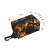 Dog Poop Bag Holder for Leash, Lightweight Pet Waste Bag Dispenser, Orange Monarch Butterfly Pattern view 3