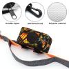 Dog Poop Bag Holder for Leash, Lightweight Pet Waste Bag Dispenser, Orange Monarch Butterfly Pattern view 4