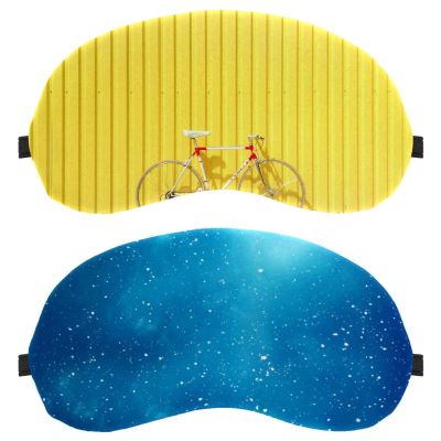 Christmas Snowman Sleep Mask, Light-Blocking, for Side Sleepers, 2-Pack