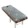 3 cm Non-Slip Latex Massage Table Mattress Pad with Face Hole, Gray 01, 185 x 70 cm view 1
