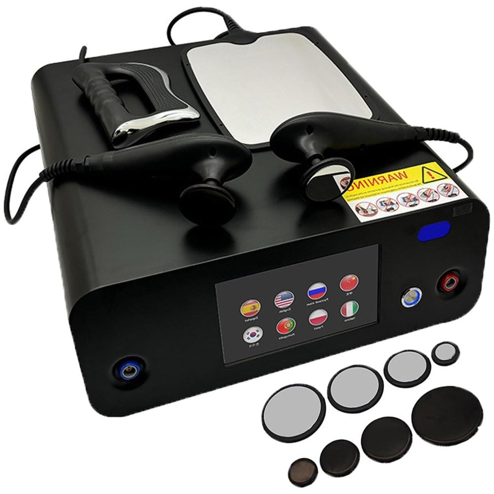 FJYAWEN Portable 448 kHz TECAR Diathermy Therapy Device with Touchscreen