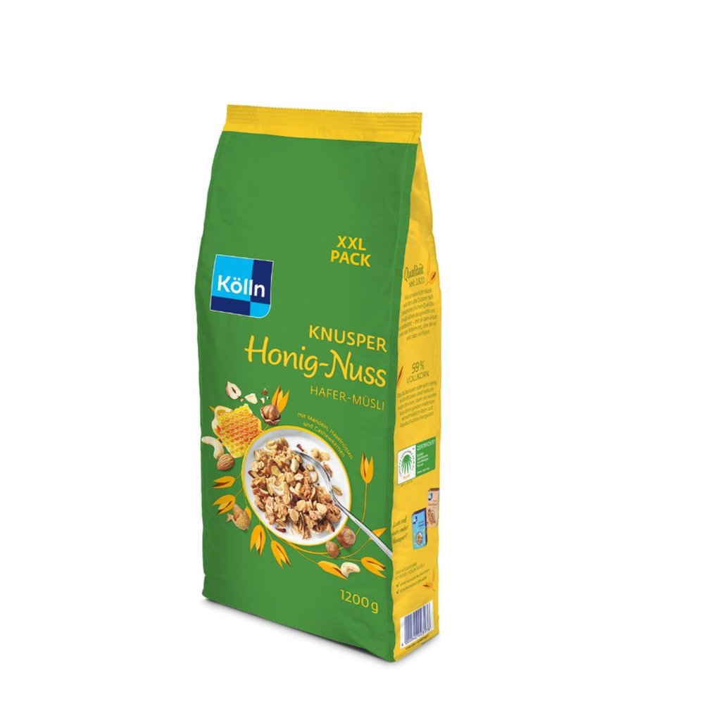 Kölln Crunchy Honey-Nut Muesli, 1200 g