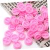 100-Piece Pink Plastic Eyelash Extension Tool Set view 3