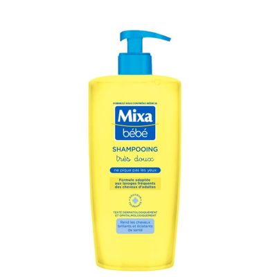 Mixa Baby Shampoo, Very Gentle, for Babies and Adults, 750 ml