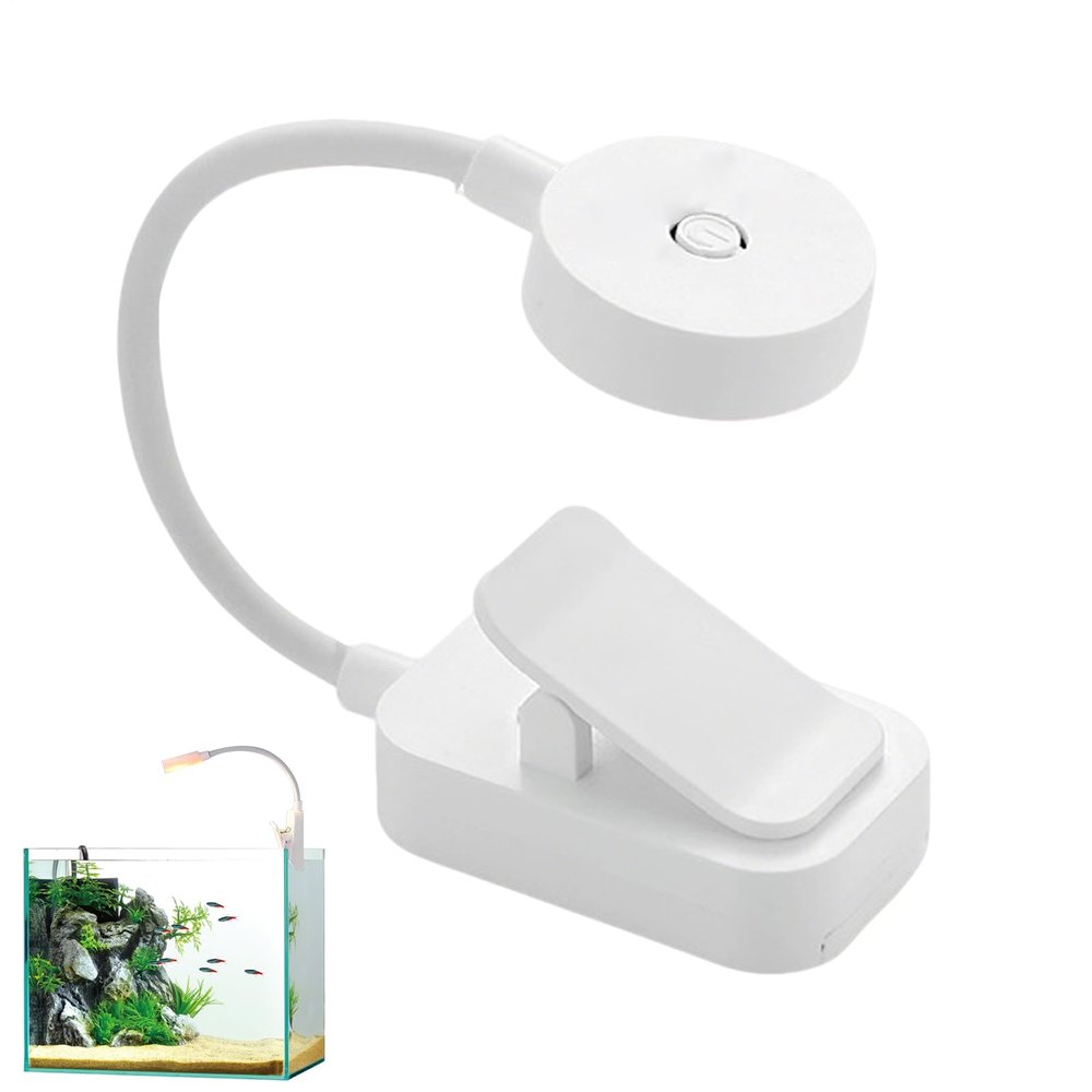 Dtaigou Aquarium Lamp - 360-Degree Rotating Clamp Light