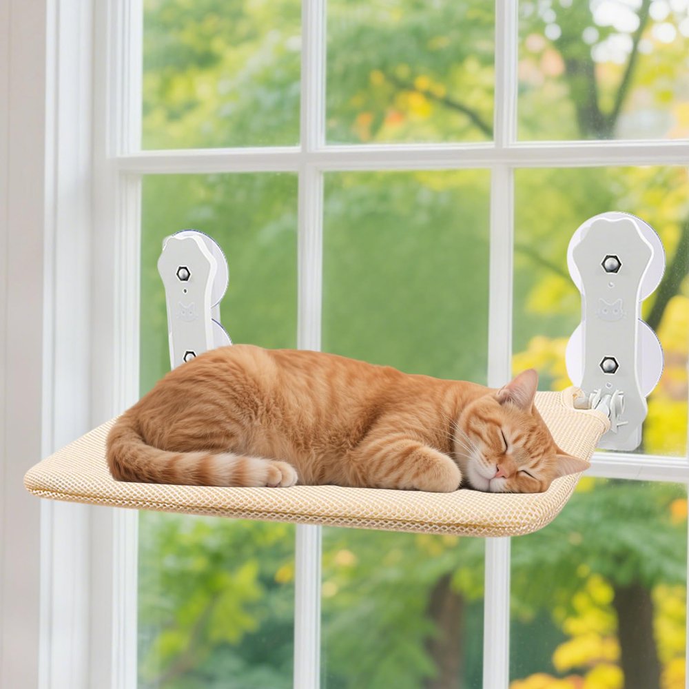PETCUTE Foldable Cat Window Hammock, Up to 10 kg