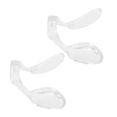 2-Piece Silicone Eyeglass Nose Pads for Flat Optical Frames