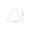 2-Piece Silicone Eyeglass Nose Pads for Flat Optical Frames view 2