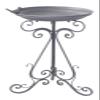PALAZZO INT JARDIN DES PLANTES Decorative Birdbath, Patinated Iron, 70 cm H x 37 cm view 1