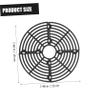 Gatuida 2-Pack Plastic Flower Pot Grid Covers, Black view 3
