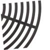 Gatuida 2-Pack Plastic Flower Pot Grid Covers, Black view 4