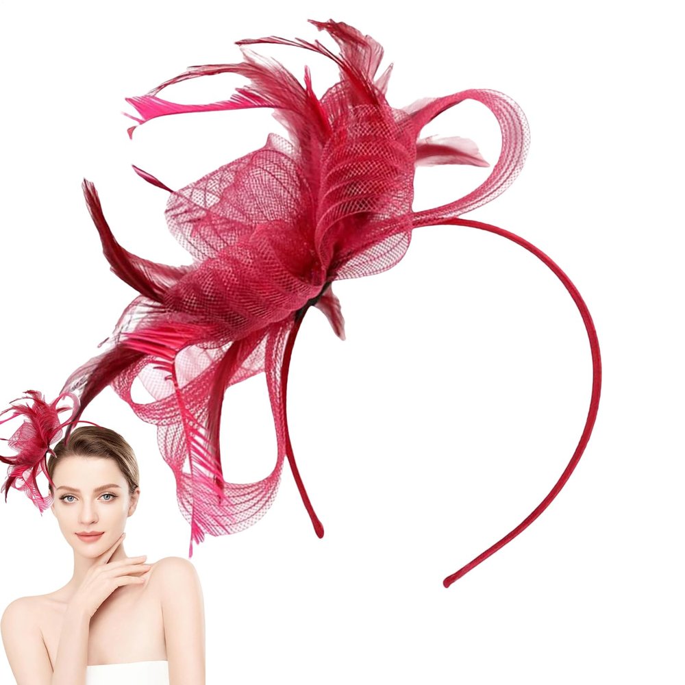 Mini Retro Mesh Fascinator Headband