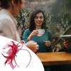 Mini Retro Mesh Fascinator Headband view 3