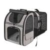 Dog Carrier Backpack | Portable Puppy Backpack, Collapsible Expandable Lightweight Pet Backpack for Camping Outdoor view 1