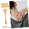 Manual Hammer Massager with Silicone and Plastic Handle view 3