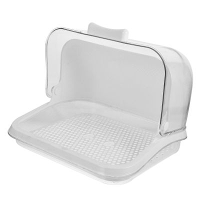 Baby Bottle Storage Holder with Lid, White PP, for Moms-to-Be