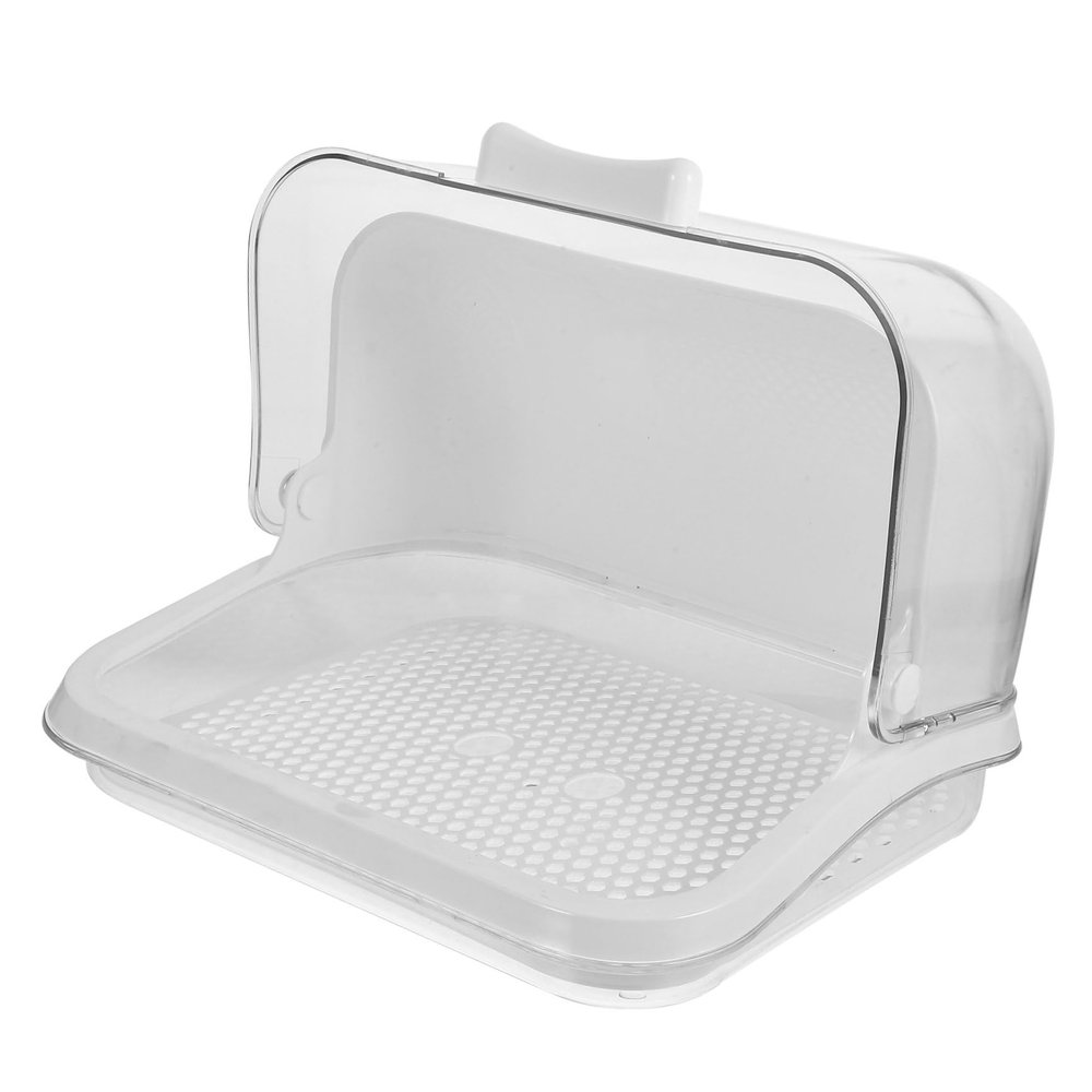 Baby Bottle Storage Holder with Lid, White PP, for Moms-to-Be