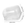 Baby Bottle Storage Holder with Lid, White PP, for Moms-to-Be view 2