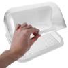 Baby Bottle Storage Holder with Lid, White PP, for Moms-to-Be view 4