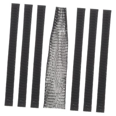 UKCOCO 100 Plastic Flower Mesh Covers, Black Rose Sleeves for Flowers and Chrysanthemums