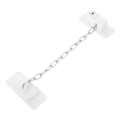 Childproof Window Lock Without Drilling, with Keys, White