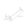Childproof Window Lock Without Drilling, with Keys, White view 2
