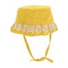 CAPASTEC Pet Bucket Hat for Dogs and Cats - Adjustable with Lace Trim - Yellow view 1
